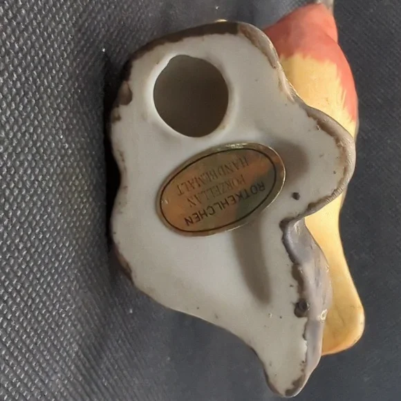 Rotkehlchen Robin ceramic hand painted bird - Picture 5 of 7